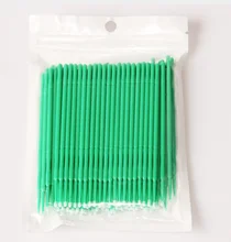 100pcs lot Micro Durable Disposable Eyelash Extension Individual Applicators Mascara Brush For Women Eyelash Glue Cleaning
