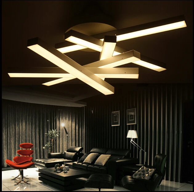 Us 169 11 15 Off Modern Led Ceiling Lamps White Light Warm Living Room Dining Lamp Re Lights In