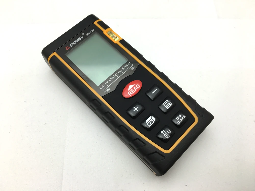 SNDWAY T80 laser distance meter rangefinder 80m 262ft trena laser Bubble level range finder Building measure tape tester Tools SNDWAY T80 laser distance meter rangefinder 80m 262ft trena laser Bubble level range finder Building measure tape tester Tools
