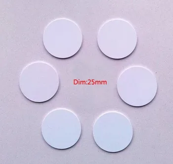 

Waterproof IC Tag ,IC coin card, 13.56M,1k memory, Diameter 25mm, min:100pcs