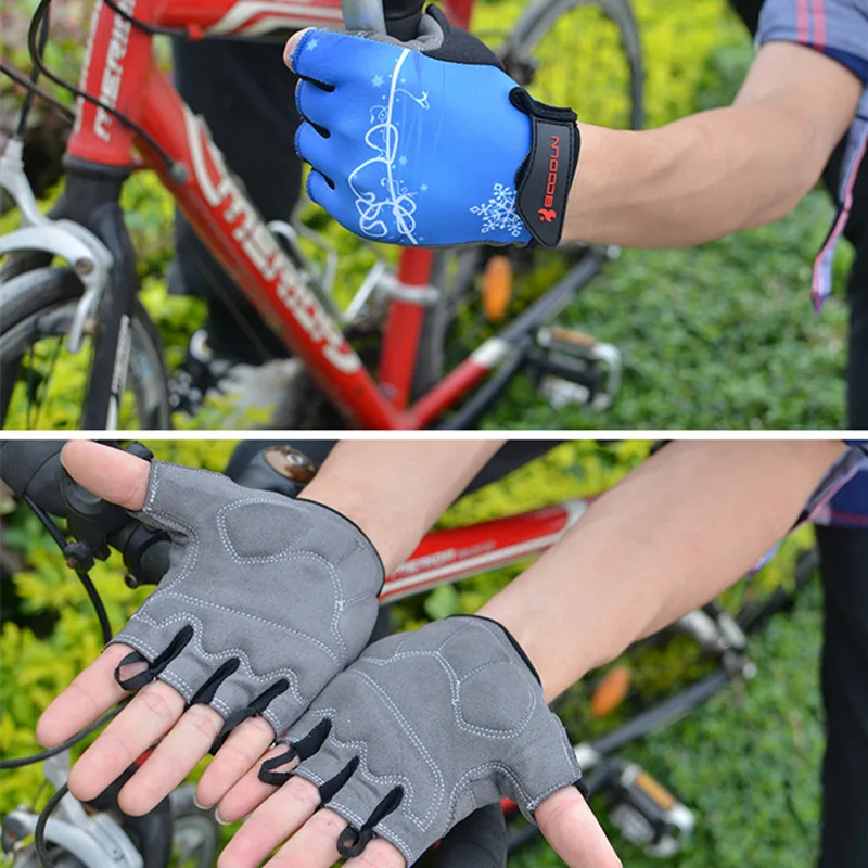 BOODUN-Men-Women-s-Cycling-Gloves-Half-Finger-Breathable-Soft-Shockproof-Road-Mountain-Bike-Gloves-Outdoor (5) - 