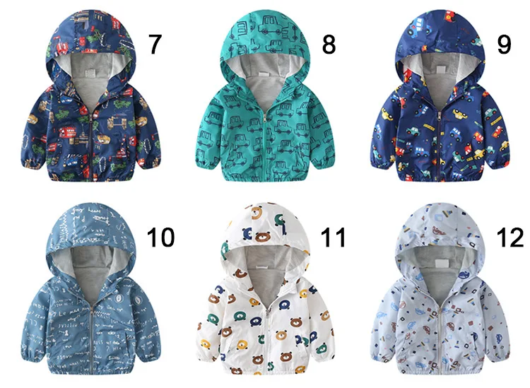 Куртка для маленьких мальчиков; осенне-Весенняя верхняя одежда для девочек; ветрозащитные пальто; куртка с капюшоном и рисунком динозавра; тканевая одежда для малышей