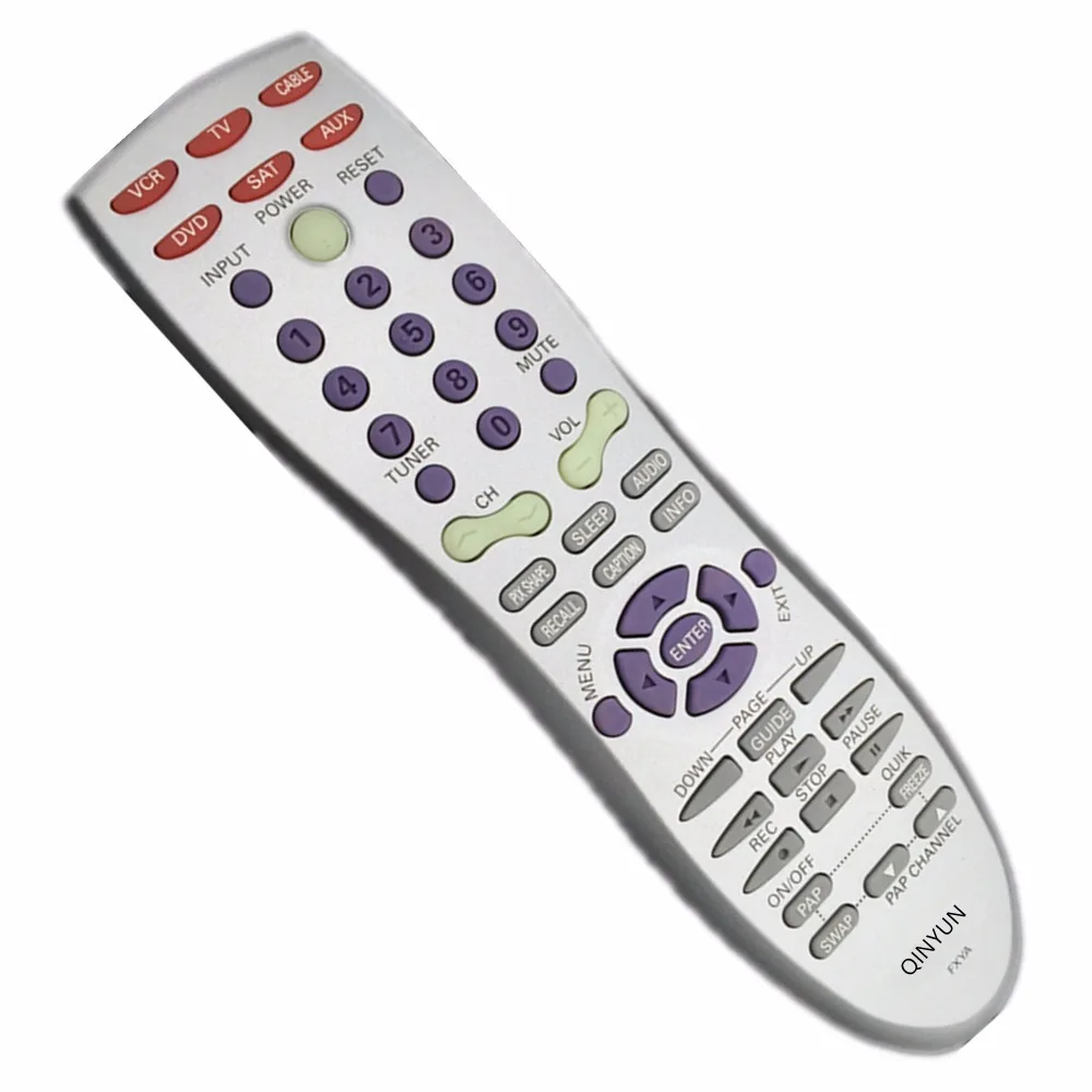 FXYA Remote Control VCR/TV/CABLE/DVD/SAT/AUX Use For SANYOin Remote