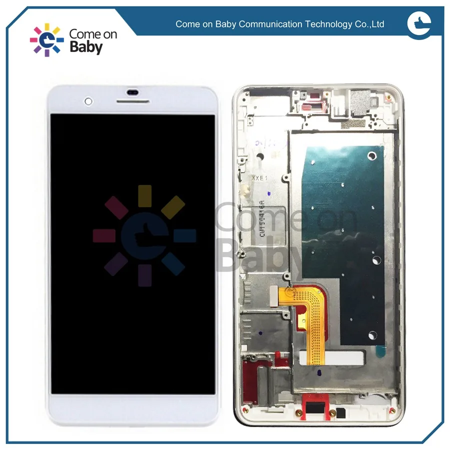 HAW0070 High quality LCD Screen and Digitizer Assembly with frame For Huawei Honor 6 Plus (1)