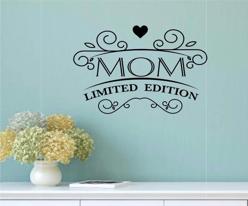 Wall Sticker Family M0ther And Daughter Mothers Day z1328