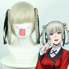 Аниме какегуруй Косплей парики кирари момомами косплей парик термостойкий синтетический парик Хэллоуин Карнавал Вечерние