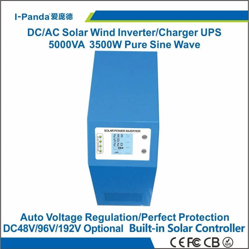 CE RoHS 48v 3500w charger inverter, hybrid inverter 3500w, built in