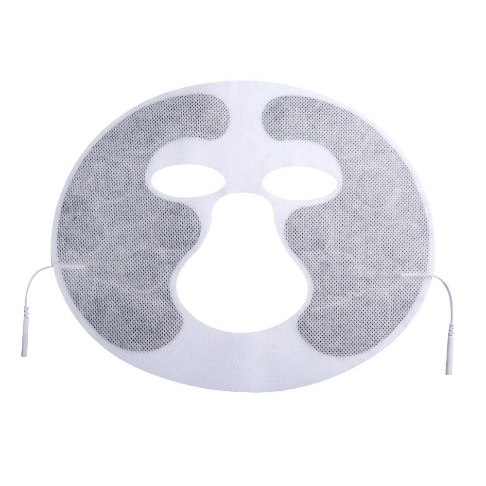 

2 Pieces Electrode Pads Face Massage Electrodes With Plug Hole 2.0mm For TENS/EMS Unit