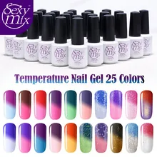 Sexy Mix Temperature Change Chameleon Make up Color Changing UV Nail Gel Polish Long Lasting UV