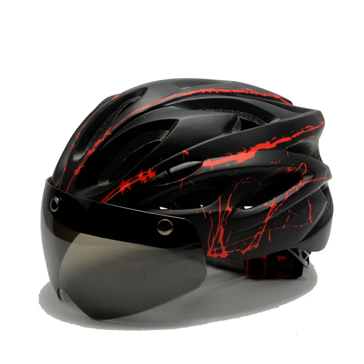 

Bicycle Integrally-molded Helmet 57-62CM EPS PC Shell Breathable Outdoor Sports Safety Protection Gear 5Colors Cycling Helmets