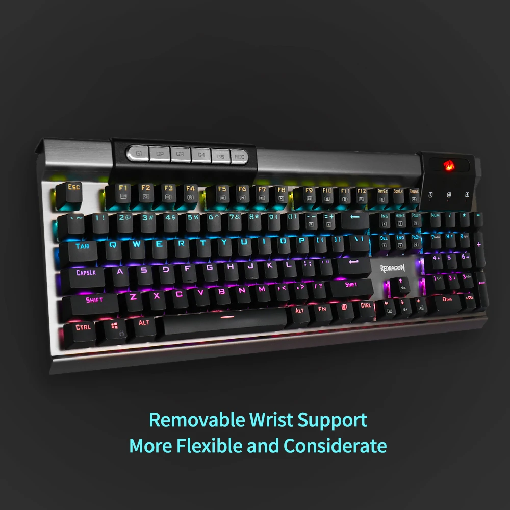 Механическая игровая клавиатура Redragon K563 SURYA RGB со светодиодной подсветкой 104