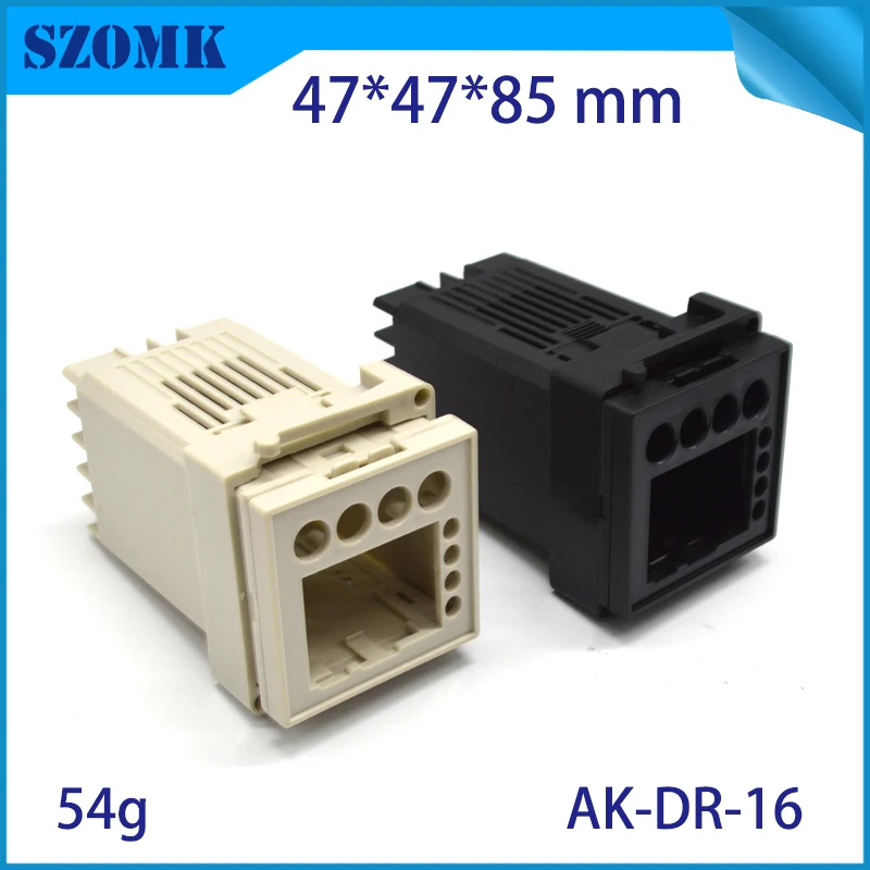 szomk plastic din rail enclosure PLC plastic box for electronics project instrument case junction box (3)