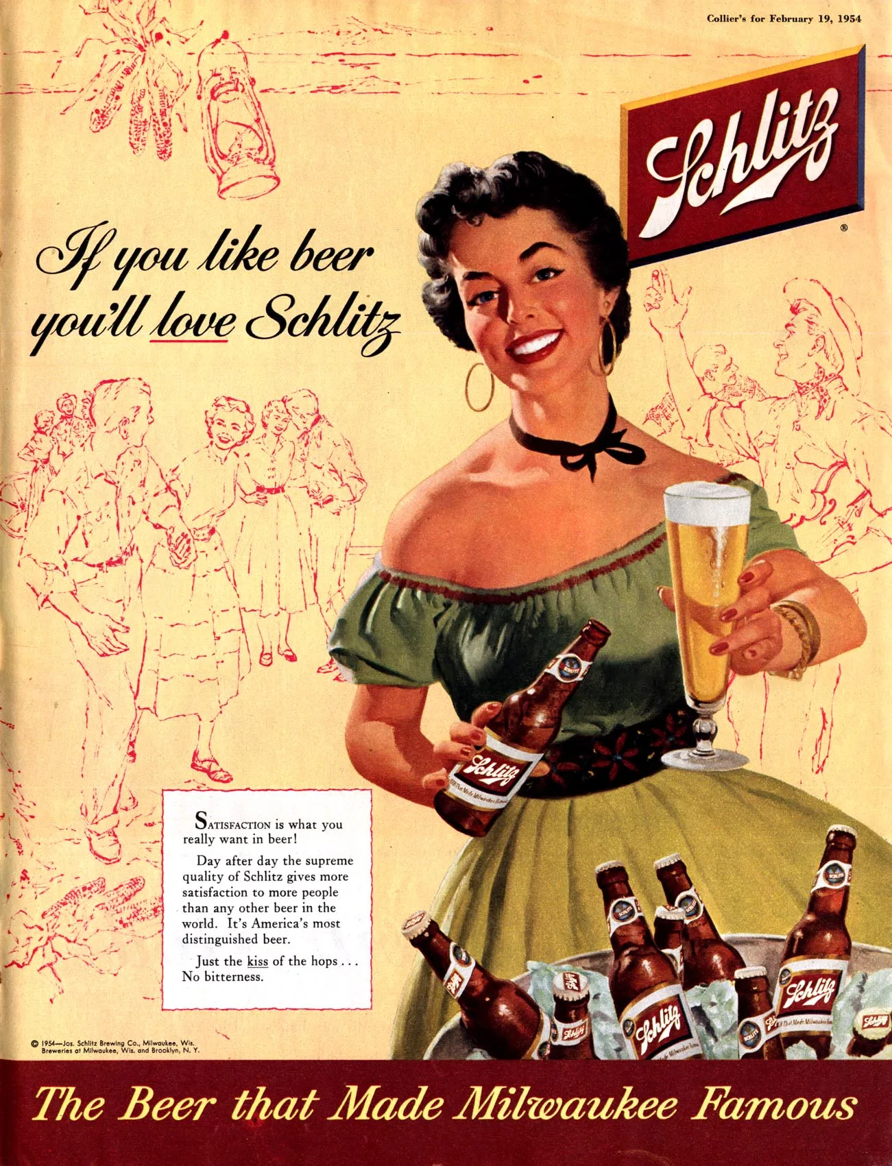 Старое классическое немецкое пиво пропагандистский постер винтажный Ретро.