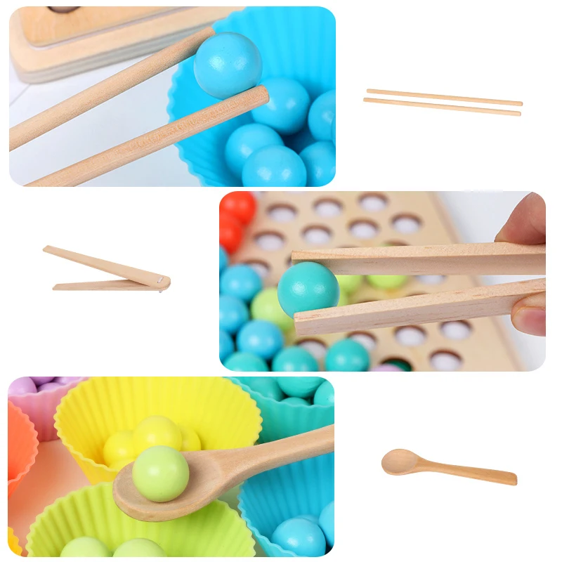 Kaufen Kinder Spielzeug DIY 3d Puzzle Kinder Frühen Montessori Hände Gehirn Training Clip Perlen Multi funktionale lernen Holz Spielzeug Für kinder