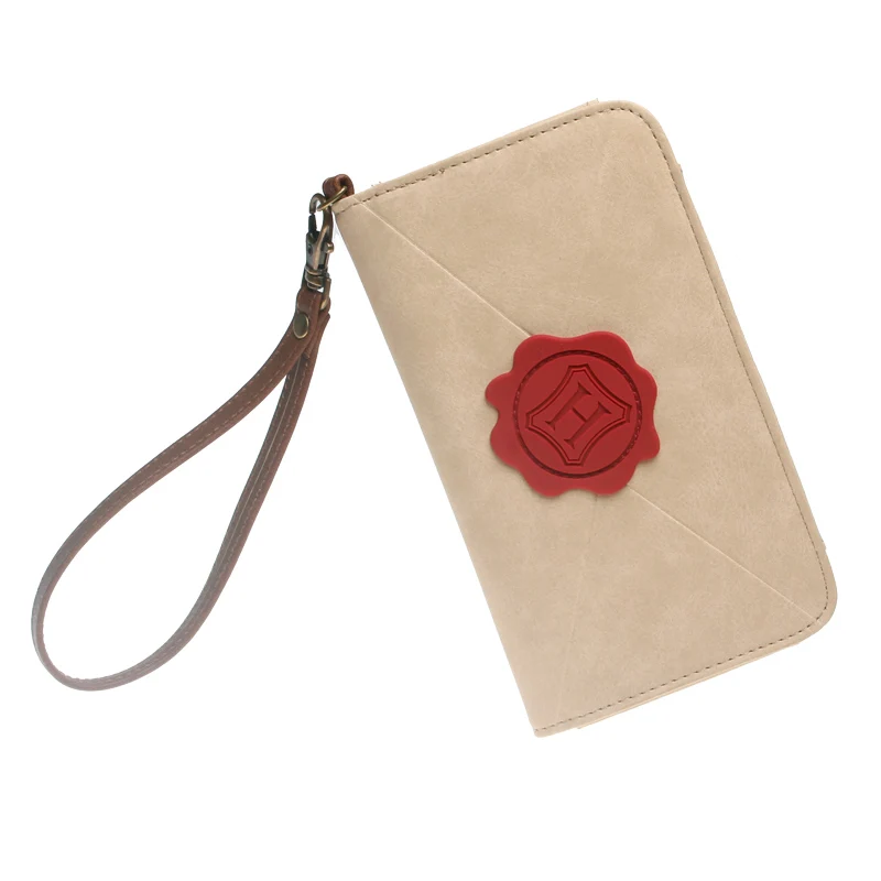 

iPhone Wallet Case, A smart phoner Wallet Case with ID Credit Card Cash Slots Flip Stand Wrist Strap Cov