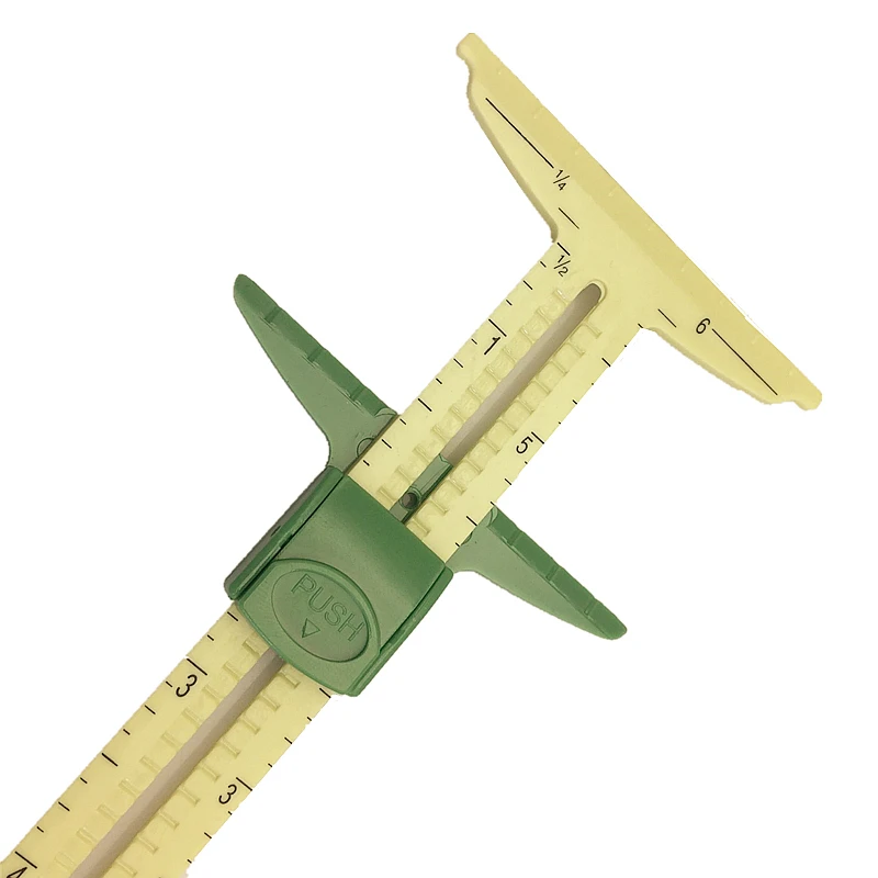 Лидер продаж 5-в-1 скользящий Калибр измерительный швейная рулетка портновская линейка домашний инструмент Аксессуары AA5761