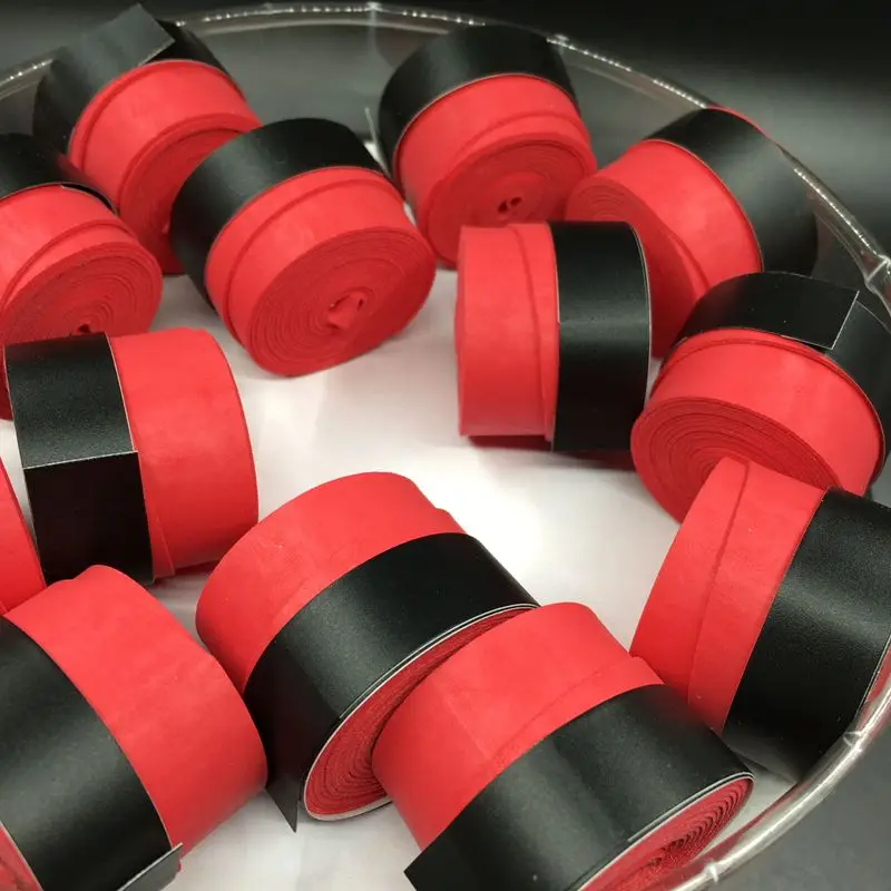 60 шт. красного цвета без логотипа сухой на ощупь бадминтон overGrip