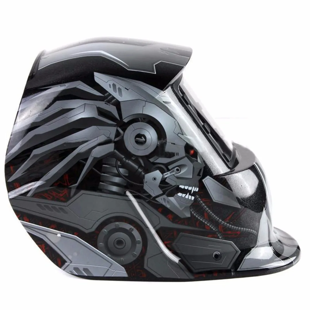 New -5~55 degree Celsius  Robot Style Solar Auto Darkening Welding Helmet TIG Welder Len Grinding Mask