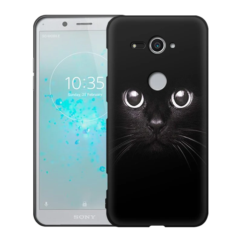 Чехол для телефона EiiMoo Sony Xperia XZ2 Compact H8314 H8324 двойной мультяшный силиконовый чехол