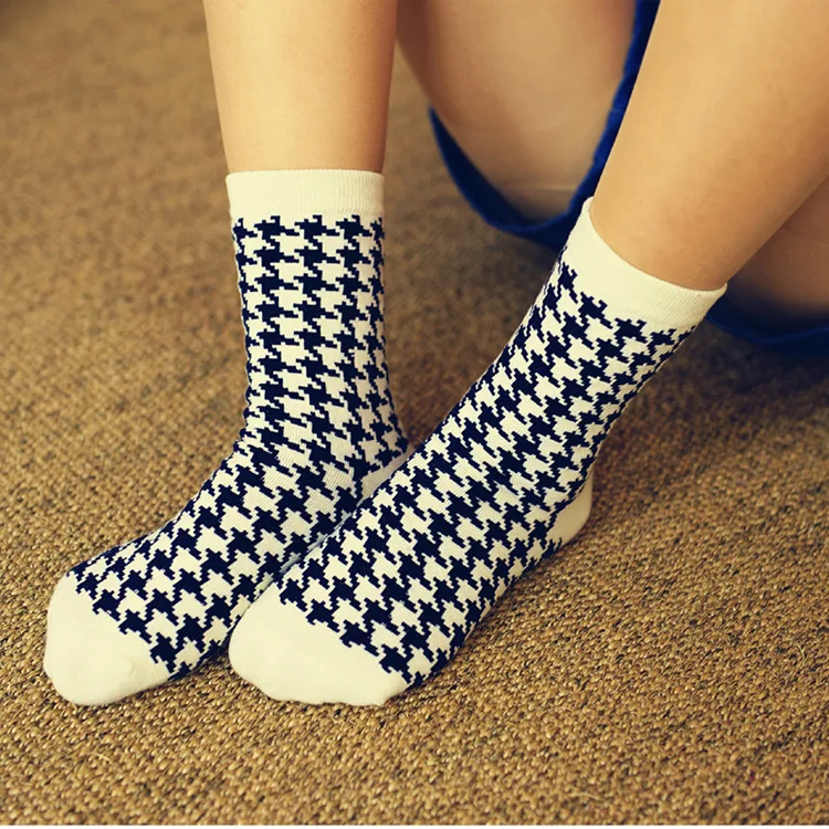 1 пара женские хлопковые носки в клетку полоску|socks 100% cotton|cotton liner sockssock insole |