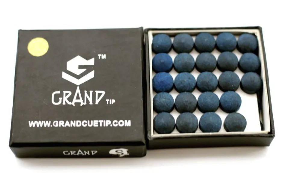 

50pcs in a box 10mm grand tips snooker pool cue tips made in China freeshipping