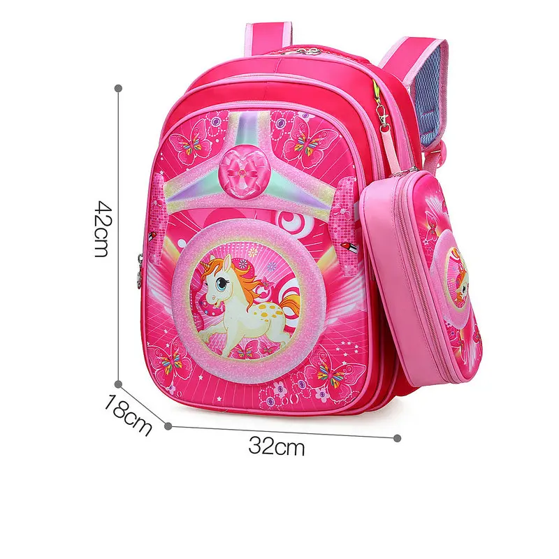 

High Quality children school bags girls orthopedic Unicorn schoolbag kids backpacks school backpack Boys Primary student bookbag
