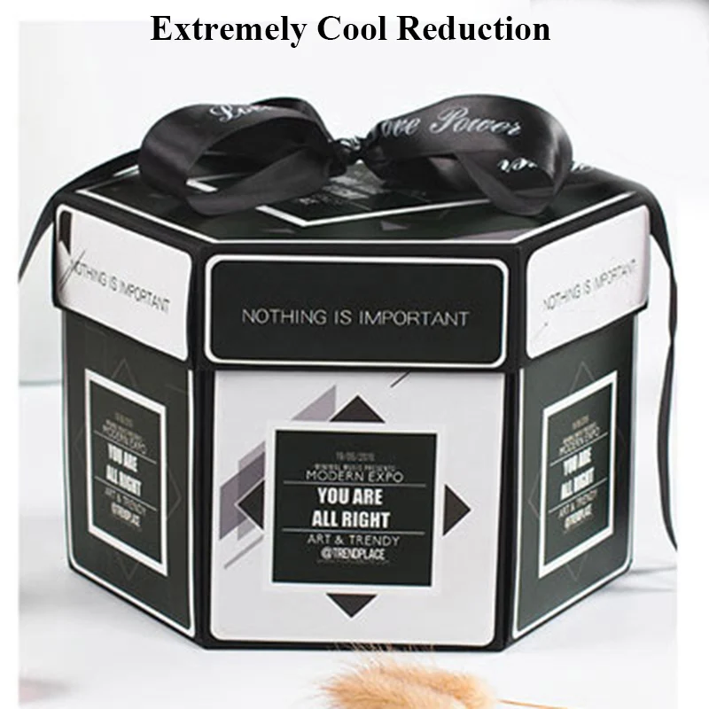 Explosion Box DIY Фотоальбомы альбом для скрапбукинга/подарки креативные 11 цветов персонализированные ручной росписью альбом фото для влюбленных - Цвет: 630-10