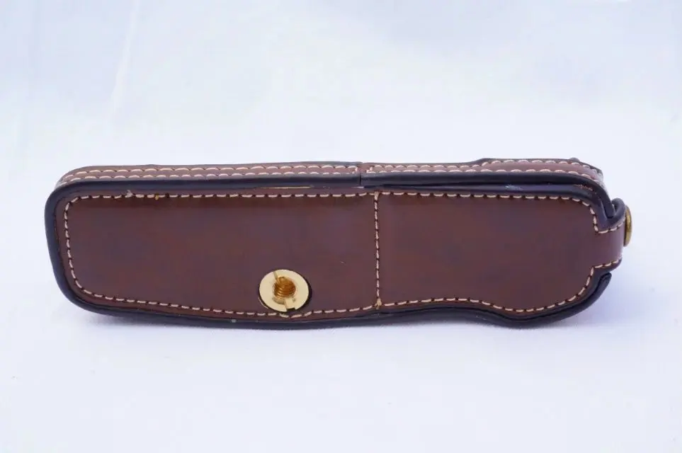 Новый чехол из искусственной кожи для Olympus|leather camera|camera half caseleather case for camera |