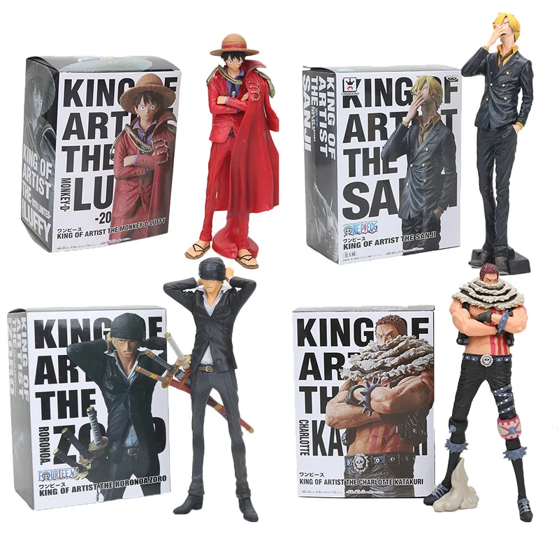 Figurine En Pvc Une Piece Luffy Sanji Zoro Charnieres Katakuri Chopper Usopp King Of Artist Koa Modele De Jouet Aliexpress