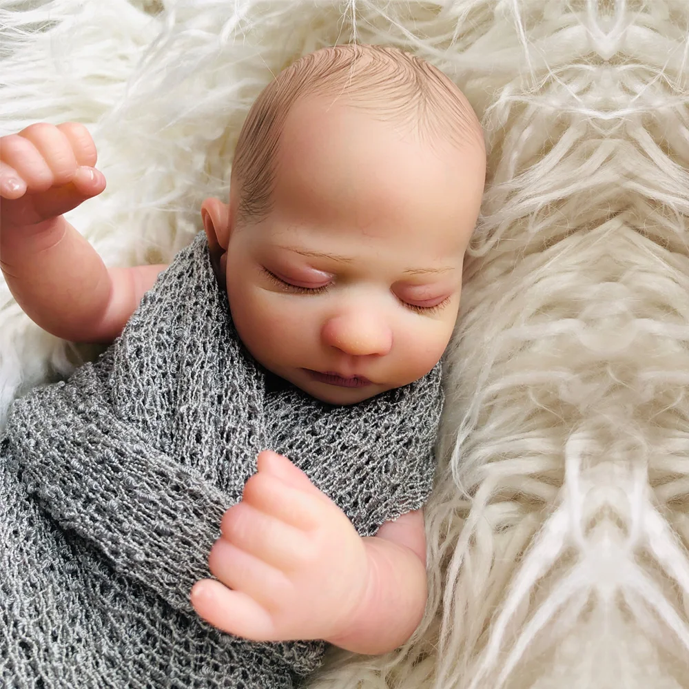 Уникальный бутик 25 см Силиконовые Детские куклы Reborn мини реалистичные Bebe menina Kid