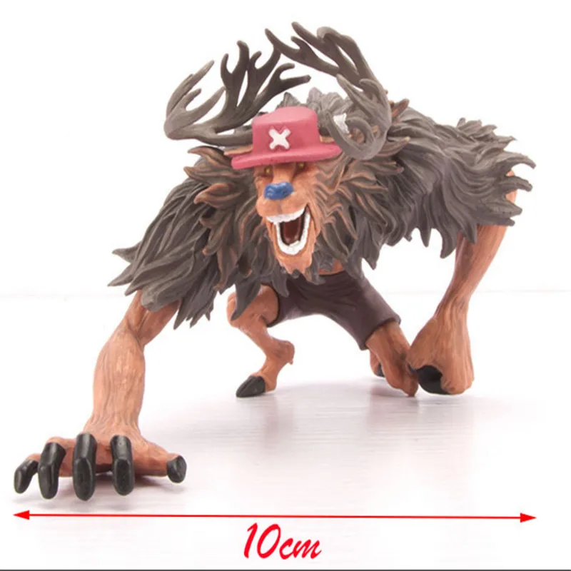 Одна штука Crazy Tony Chopper Ver. Фигурки из ПВХ OP Luffy Ace коллекционные фигурки модель 9