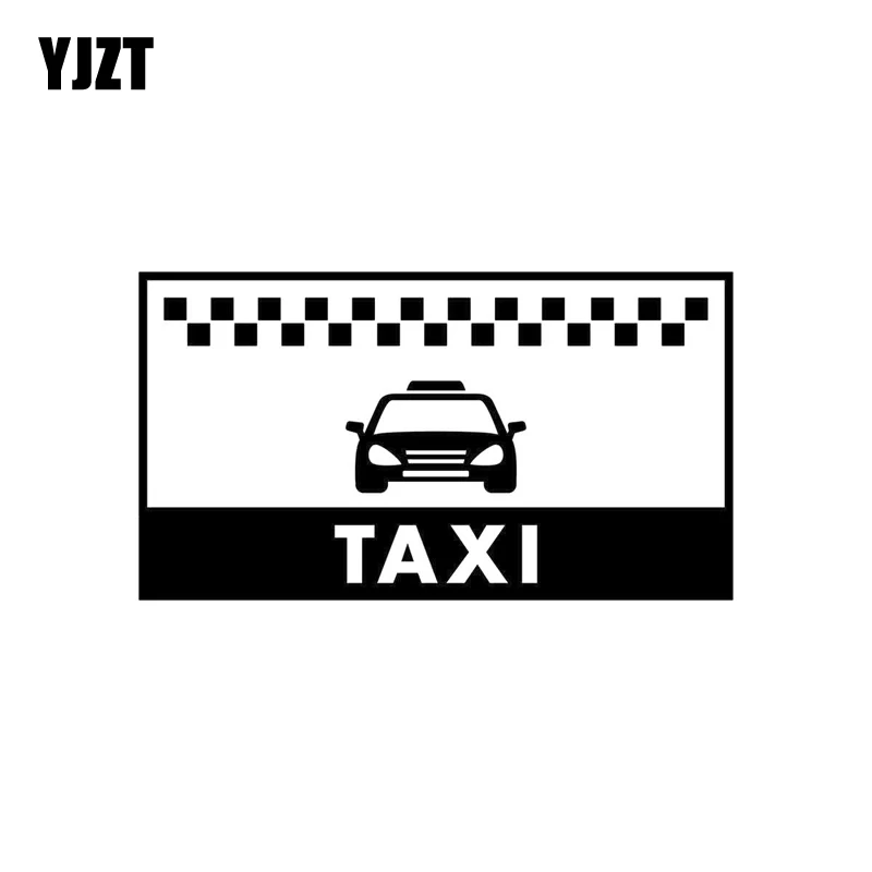 YJZT 16 6*9 см такси модные забавные виниловые наклейки на автомобиль