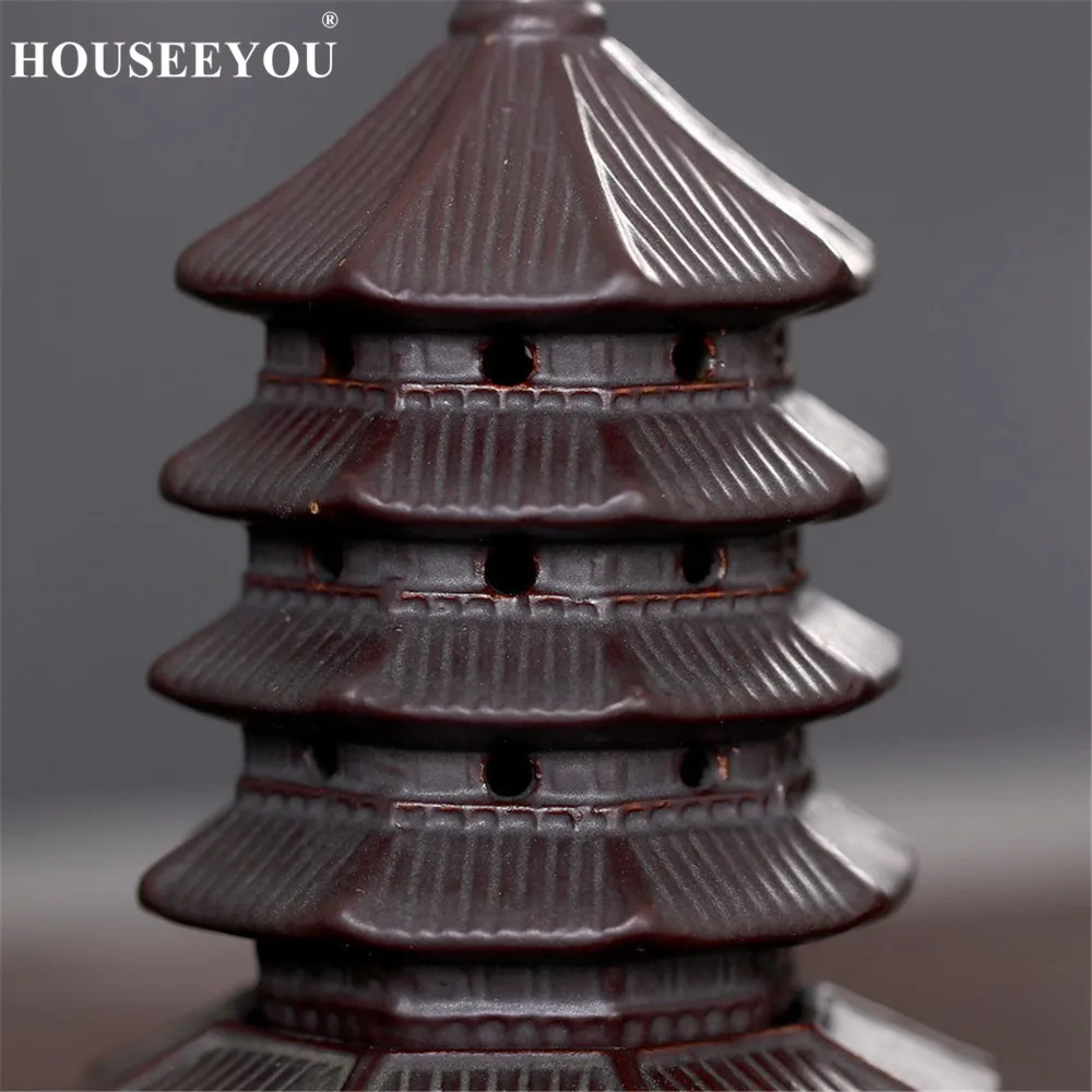 Houseyou Leifeng башня пагода держатель для благовоний подставка буддизм ручной работы