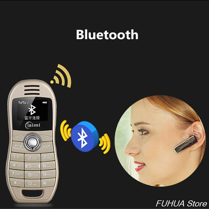 Милый мини-мобильный телефон с двумя sim-картами, магический голосовой Bluetooth набор номера, Поддержка русской клавиатуры, MP3 рекордер, детский мобильный телефон