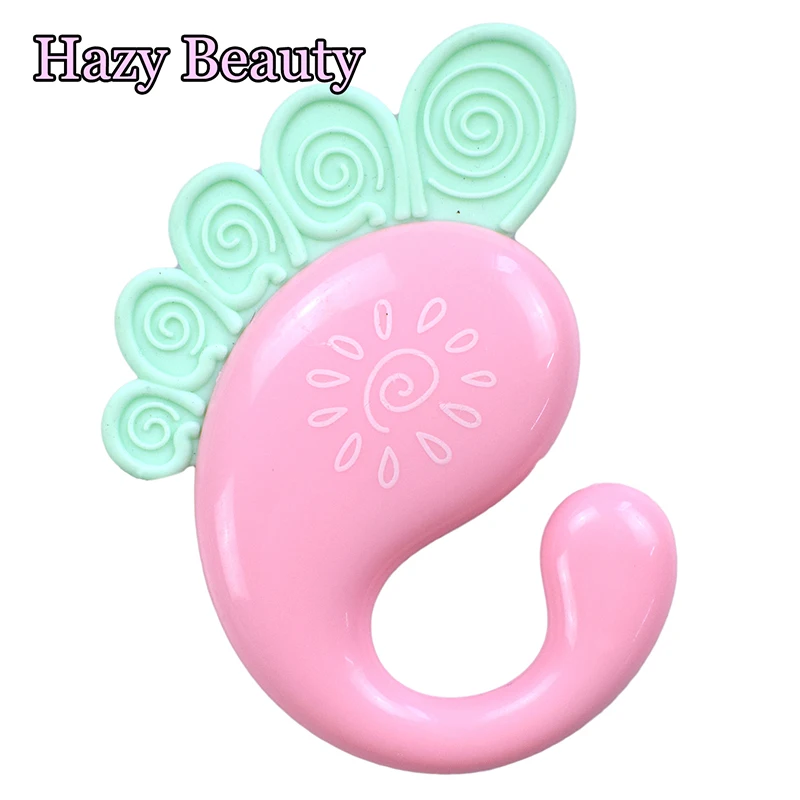 

Foot Shaped Rattle Baby Rattle Bed Bell Ring Molar Plastic Ring Teether Baby Educational Toys Newborn Toys 0-12 Months