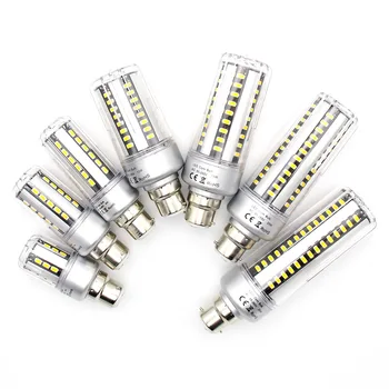 

100000 hours 1550lm No Flicker Lamp Aluminum PCB 5736 SMD B22 LED Bulb 5W 7W 9W 12W 15W 20W 25W 90 LEDs Corn Light Spotlight