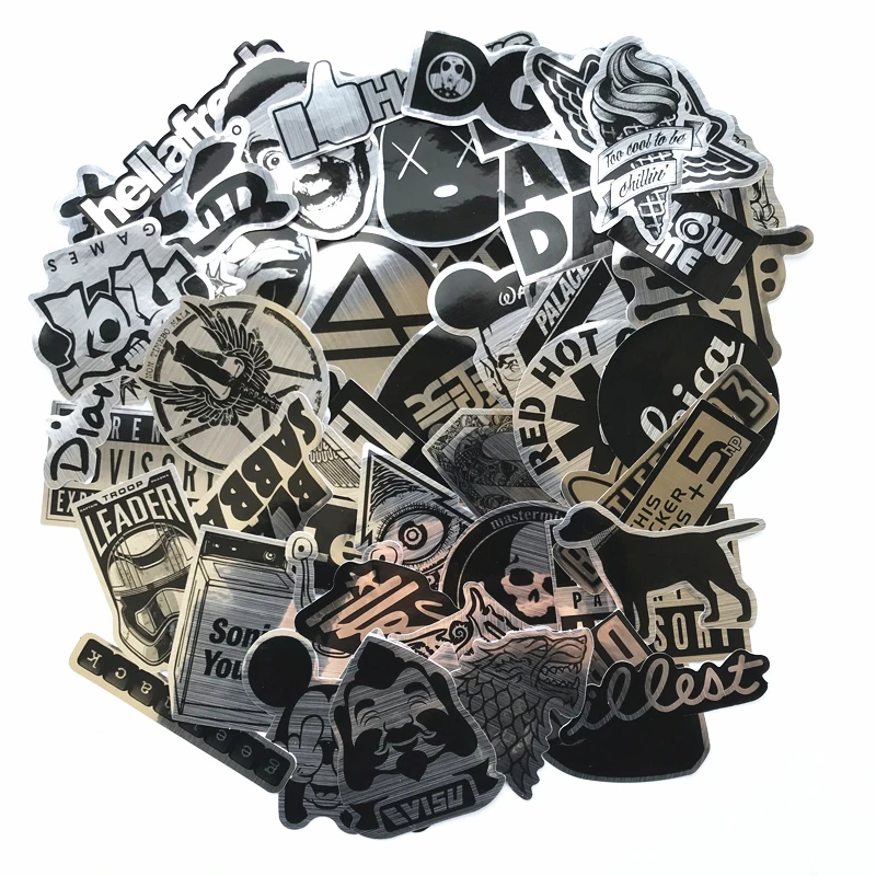 Td zw 50 قطعة/الوحدة سلك رسم نمط diy ماء ملصقا ل الهاتف المحمول سيارة الجليد سكيت دراجات لعبة ملصقات صائق