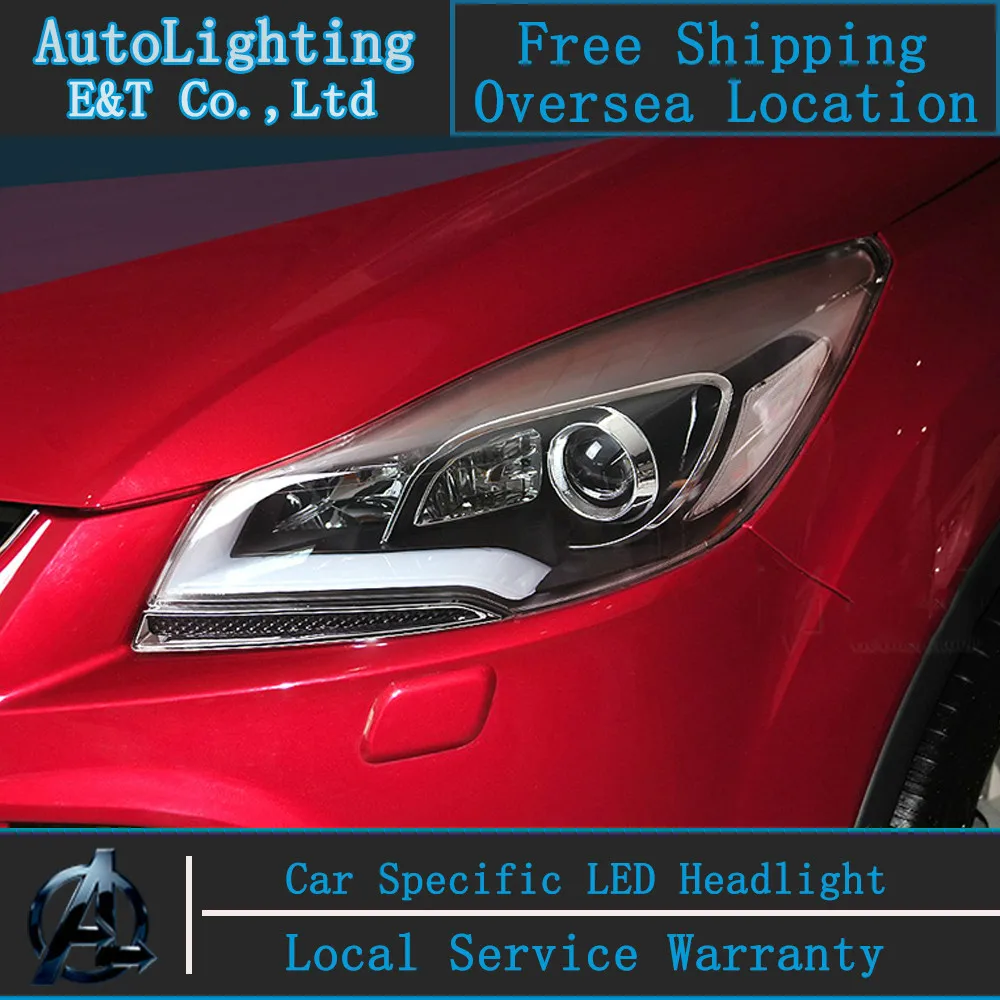 Car styling LED Head Lamp for Ford Kuga Escape led headlight assembly