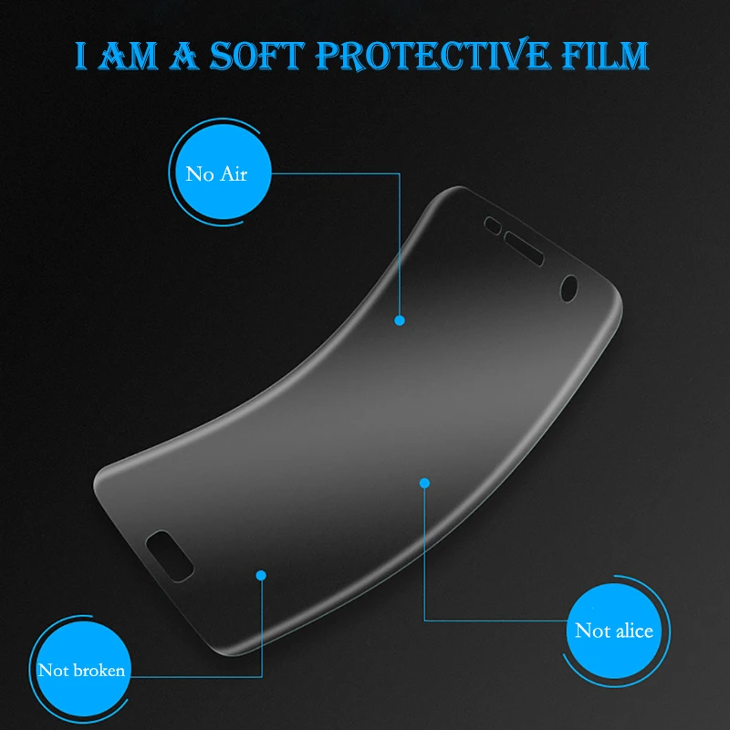 Luckguard для Samsung Galaxy S7 Edge S6 Plus Передняя защитная Pet Плёнки полный охват (не закаленное