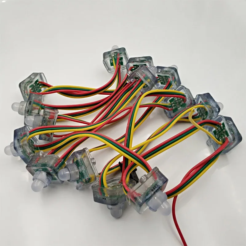 12 В постоянного тока RGB 50 а мм квадратная светодиодная точечная
