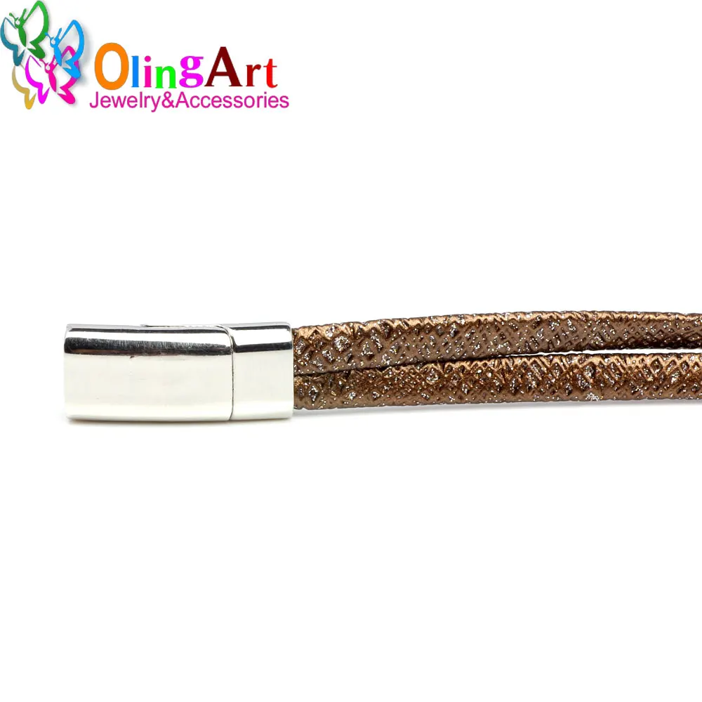OlingArt 5*2 5 мм 2 м/лот плоская Двусторонняя искусственная кожа для европейского
