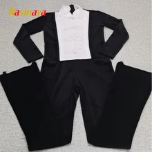 Nasinaya для мальчиков человек Рисунок выступление в катании на коньках Костюмы по индивидуальному заказу для соревнований по фигурному катанию платья для катания на коньках для детей эластичная бархатная зимняя Классическая