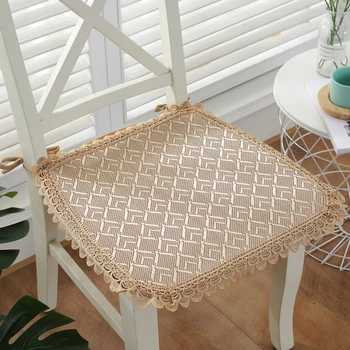 

Summer Breathable Solid Chair Cushion For Dining Chair Anti-Slip Seat Cushions Mat For Car Office Home Decor Cheap 1pcs Cushions