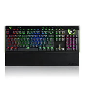 

Ajazz AK45 111 Keys USB3.0 Wired RGB backlight Mechanical Keyboard Box Ergonomic Gaming Keyboards for lol dota 2 cs go
