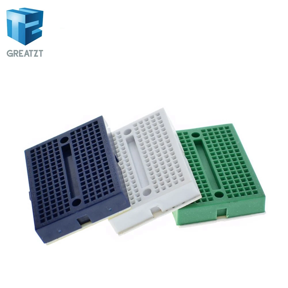 

GREATZT wholesale 1pcs/lot SYB-170 Mini Solderless Prototype Experiment Test Breadboard 170 Tie-points 35*47*8.5mm