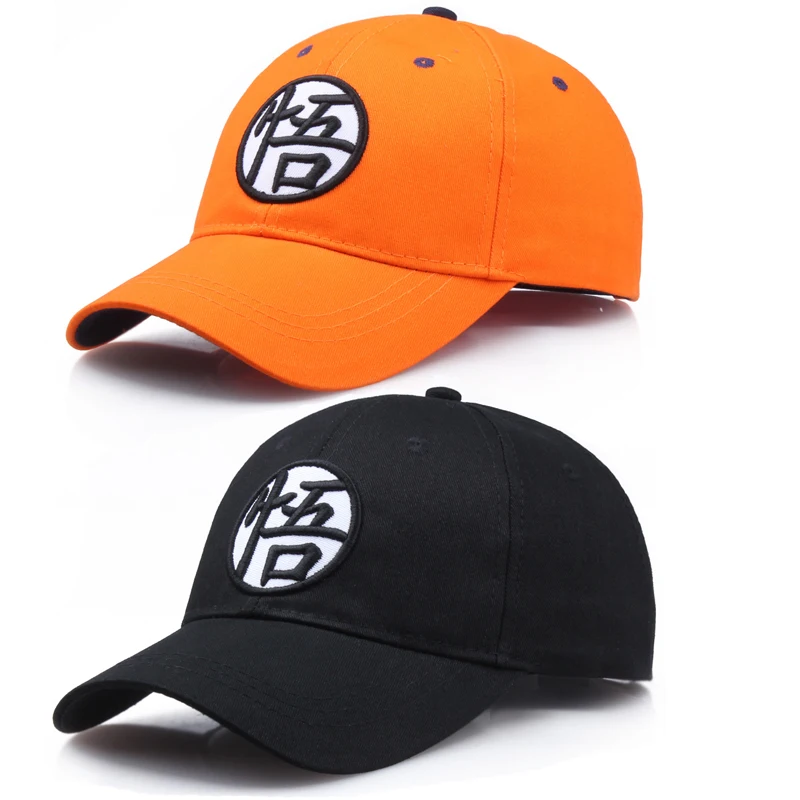 

Anime Dragon Ball Super Cosplay Hat Son Goku Embroidery Adjustable Snapback Cap Spring Summer Unisex Sport Accessories