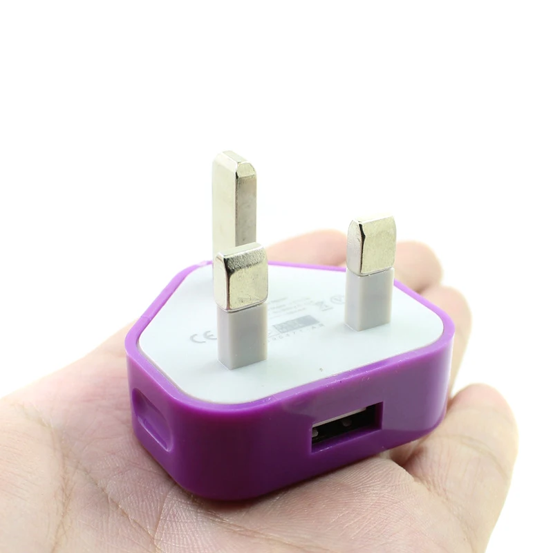 НОВЫЙ Великобритания вилка электрическая стена 3 Pin usb-адаптер питания зарядное