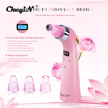 

Blackhead Remover Skin Care Pore Vacuum Acne Pimple Removal Vacuum Suction Tool Facial Diamond Dermabrasion Machine Face Clean