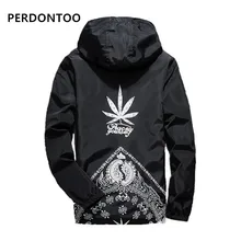 US SIZE New Men Brand Clothing Sportswear Men Fashion Thin Windbreaker Jacket Zipper Coats Outwear Hooded Men Jacket S-2XL