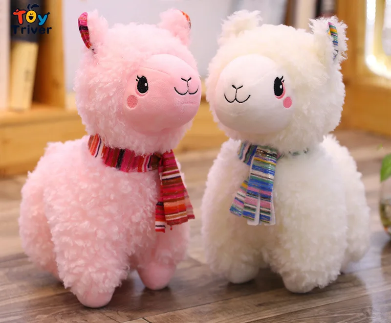 Kawaii овечья шерсть плюшевая игрушка тройник чучела животных кукла дети мальчики